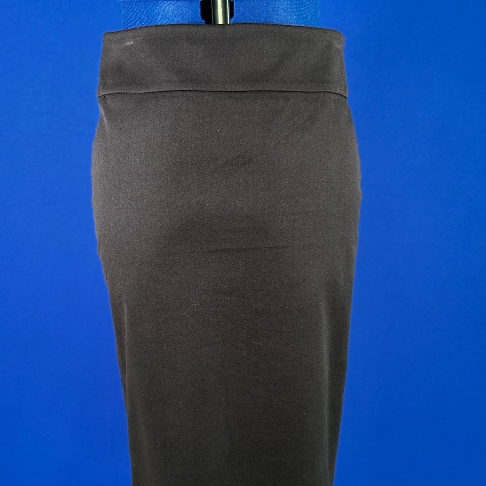 J Crew No2 Pencil Skirt Black Bi-Stretch Cotton 8T